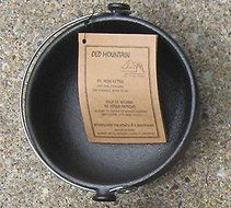Old Mountain Single Serve Cast Iron Kettle with Handle - Preseasoned Set of 6 N4