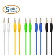 Cable Matters 5-Color Combo 3.5mm Stereo Audio Cable 6 Feet N2