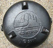 Old Mountain Single Serve Cast Iron Kettle with Handle - Preseasoned Set of 6 N5