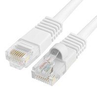 Cmple - RJ45 CAT5 CAT5E ETHERNET LAN NETWORK CABLE -75 FT White