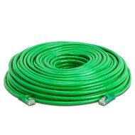 Cmple - RJ45 CAT5 CAT5E ETHERNET LAN NETWORK CABLE -75 FT White N6