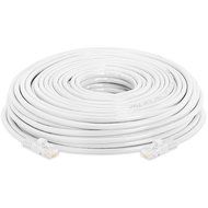 Cmple - RJ45 CAT5 CAT5E ETHERNET LAN NETWORK CABLE -75 FT White N10