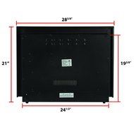 Best Choice Products SKY1826 Embedded Fireplace Electric Insert Heater Glass View Log Flame Remote Home, 28.5" N2