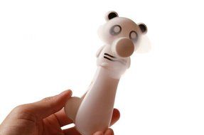 yueton Portable Mini Cartoon Panda Style Hand-held Personal Environmental Portable Travel Fan Hand Press Cooling... N5