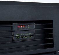 HomCom 1500W Free Standing Fireplace N5