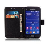 Samsung Galaxy Core Prime Case,Yaheeda [3D Colored Drawing] [Flip Fit] Premium PU Leather Card-Slots Cash-Slots... N12