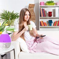 Avalon Ultrasonic Cool Mist Humidifier With Filter, Aroma Diffuser, 7 Bright Color LED Nightlights With Quiet...