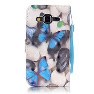 Samsung Galaxy Core Prime Case,Yaheeda [3D Colored Drawing] [Flip Fit] Premium PU Leather Card-Slots Cash-Slots... N20