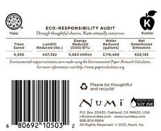 Numi Organic Indulgent Tea, Chocolate Rooibos, Caffeine Free Herbal Teasan, 12 Count Tea Bags (Pack of 3) N31