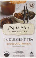Numi Organic Indulgent Tea, Chocolate Rooibos, Caffeine Free Herbal Teasan, 12 Count Tea Bags (Pack of 3) N32