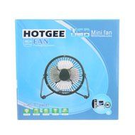 HOTGEE(TM) USB Mini Desk Cooler Fan Quietness Metal Computer Laptop PC Plug Charger Fans with Nail Dust Collector...