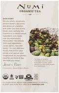 Numi Organic Indulgent Tea, Chocolate Rooibos, Caffeine Free Herbal Teasan, 12 Count Tea Bags (Pack of 3) N37