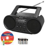 Sony Portable Full Range Stereo Boombox Sound System with MP3 CD Player, AM/FM Radio, 30 Presets, USB Input, Headphone... N3