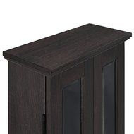 WE Furniture 41" Media Storage Cabinet, Espresso