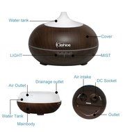 Kshioe&reg; 100ml Aromatherapy Essential Oil Diffuser Portable Ultrasonic Cool Mist Aroma Humidifier with Color LED... N2
