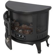 Portable Electric Fireplace Stove Heater Realistic Flame Corner Unit Modern - P2 N3