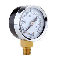 Ingdy&pound;&uml;TM&pound; 0~30psi 0~2bar Mini Dial Air Compressor Meter Hydraulic Pressure Gauge Gage Manometer Double Scale N2