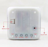 Anime Pokemon Go Pikachu LED Clock andPower supply AC Wall Charger Bedside Light Digital Desk or Table Alarm Clock... N2