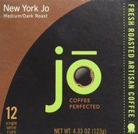 NEW YORK JO: 12 Cup Organic Medium Dark Roast for K-Cup Coffee Brewers, Keurig 1.0 &amp; 2.0 Eco-Friendly Cup, Our... N3