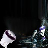 Dacawin Car Humidifier Air Purifier Freshener Travel Car Portable With USB Interface (Beige) N9