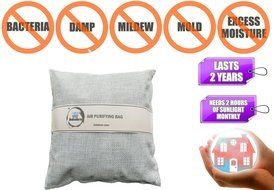 Doloburn Natural Auto Air Purifying Bamboo Charcoal Bags , Air Freshener - Removes Odors, Allergens and Harmful...