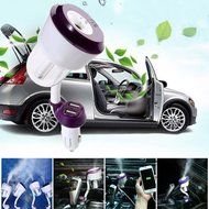 Dacawin Car Humidifier Air Purifier Freshener Travel Car Portable With USB Interface (Beige) N10