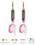 FosPower [4ft] 3.5mm Male to 3.5mm Male [AUX] Stereo Audio Cable - 24K Gold Plated Flat Tangle-Free Auxiliary... N5