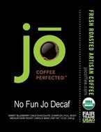 NO FUN JO DECAF: 12 oz, Organic Decaf Coffee, Swiss Water Process, Fair Trade Certified, Medium Dark Roast, Whole... N3