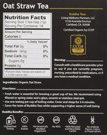 Oat Straw Tea - Organic Herbs - 18 Bleach Free Tea Bags N2