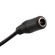 JacobsParts DC Power Extension Cable 12 Feet 5.5mm x 2.1mm Male Female Cord, 20AWG