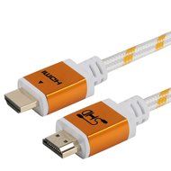 Super HD 4kx2k Ultra 2.0V HDMI Cable Support 3D, Ethernet, 1080P and Audio Return Channel(ARC), 50 Feet - Golden