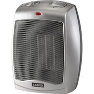 Commart Lasko Silver Ceramic Heater with Adjustable Thermostat Ships from USA