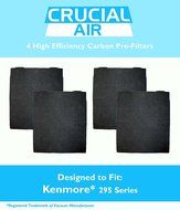 4-Pack High Efficiency Kenmore 295 Series Carbon Pre-Filter