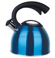 Strauss Stainless Steel 2.6 Quart Whistling Tea Kettle - Induction Ready - Purple N6