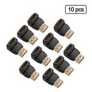 New Wayzon 10 Packs of HDMI 90 Degree/Right Angle Connectors/Adapters
