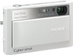 Sony Cybershot DSC-T20 8MP Digital Camera with 3x Optical Zoom and Super Steady Shot (White)