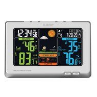 La Crosse Technology C83349 Wireless Atomic Digital Color Forecast Station with Alerts, Black N3