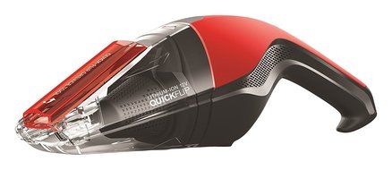 Dirt Devil BD30015 Quick Flip 12 V Handheld Vacuum Cleaner Lithium Cordless Red Hand Vacuum