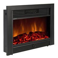 Best Choice Products SKY1826 Embedded Fireplace Electric Insert Heater Glass View Log Flame Remote Home, 28.5" N3
