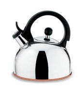 Copco Gismo 1-1/4-Quart Teakettle, Polished Stainless Steel with Copper Bottom