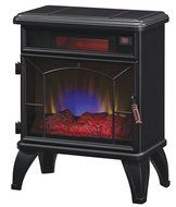 Duraflame DFI-550-0 Mason Freestanding Infrared Quartz Fireplace Stove, Black N3