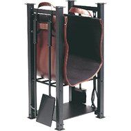 Alpine Flame 6-piece Black Log Rack With Carrier And Tools - 5806