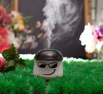 INST LeBao Mini Humidifier with USB Cable, Ideal for Bedrooms, Living Rooms, etc. (Black 02) N2
