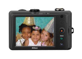 Nikon Coolpix S1100pj 14 MP Digital Camera with 5x Wide Angle Optical Vibration Reduction (VR) Zoom and 3-Inch... N5