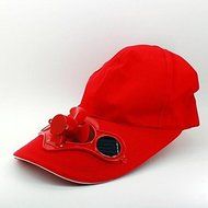 Tint New Style Baseball Hat with Solar Powered Cooling Fan N4