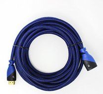 HDMI Extension Cable 3 FT Ultra Clarity 4K HDMI Extender 2.0 with Ethernet ( 3 FEET ) M / F Port Saver Cables... N3