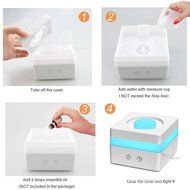 LAMAGIA Mini USB Aromatherapy Essential Oil Diffuser,120ml Portable Humidifier, Travel-size Air Humidifier Ultrasonic...