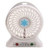 TecLine Personal Portable Rechargeable USB Battery 2-in-1 Power Bank Mini Fan