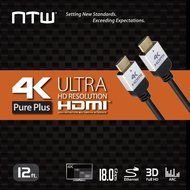 NTW NHDMI2P-006P 6' Ultra HD PURE PRO 4K High Speed HDMI Cable Offers 4X The Clarity N2