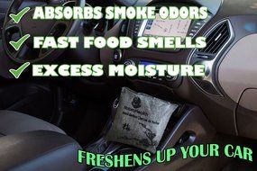 500g Organic Bamboo Charcoal Air Purifier Bag Deodorizer and Air Freshener Remove Odor and Control Moisture in... N3